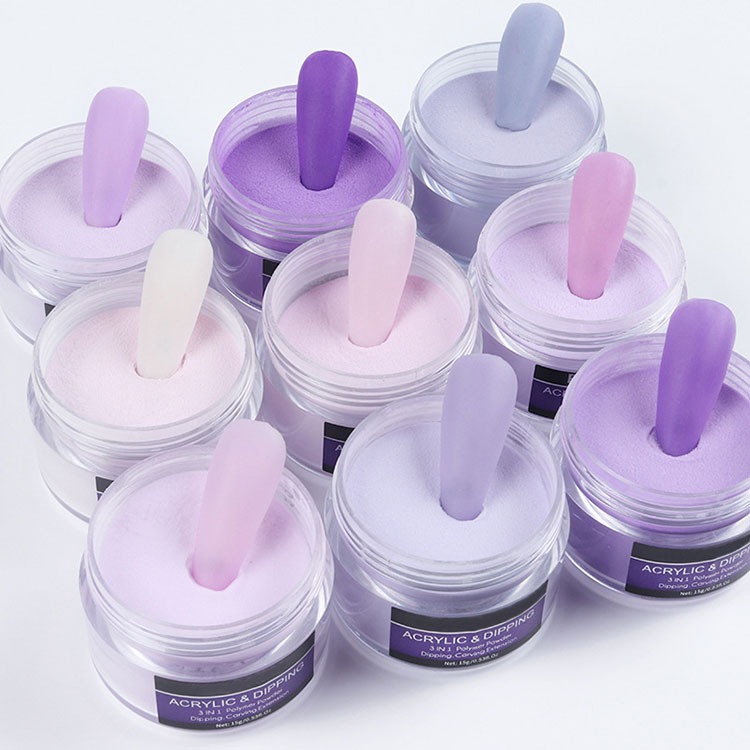 Kit Permulaan 12 Warna Serbuk Akrilik 2 dalam 1