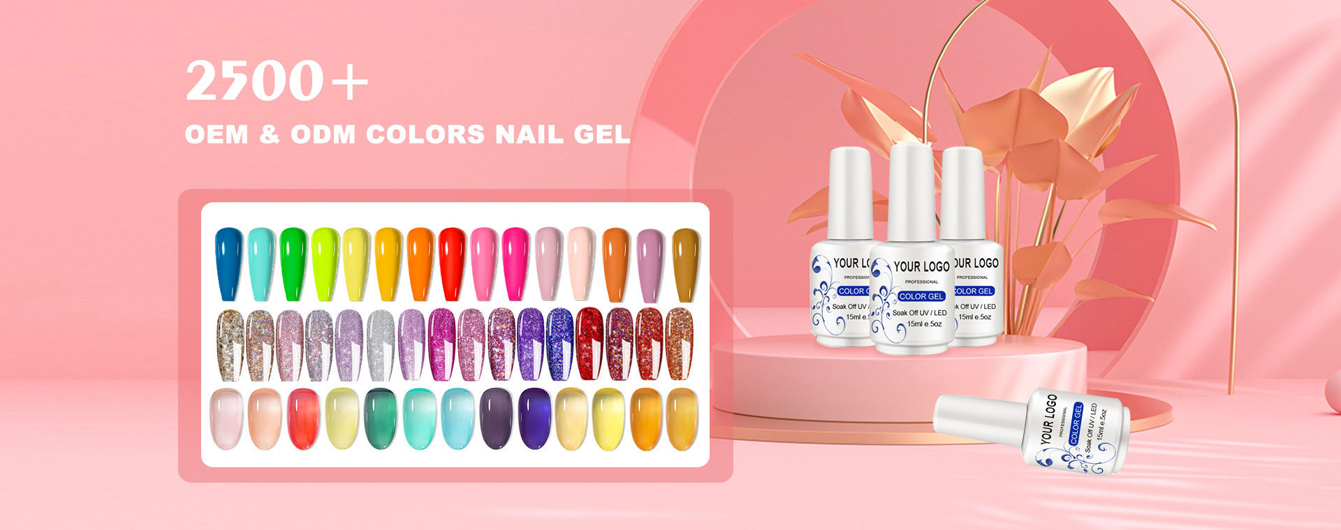 Pengeluar Glitter Gel Polish