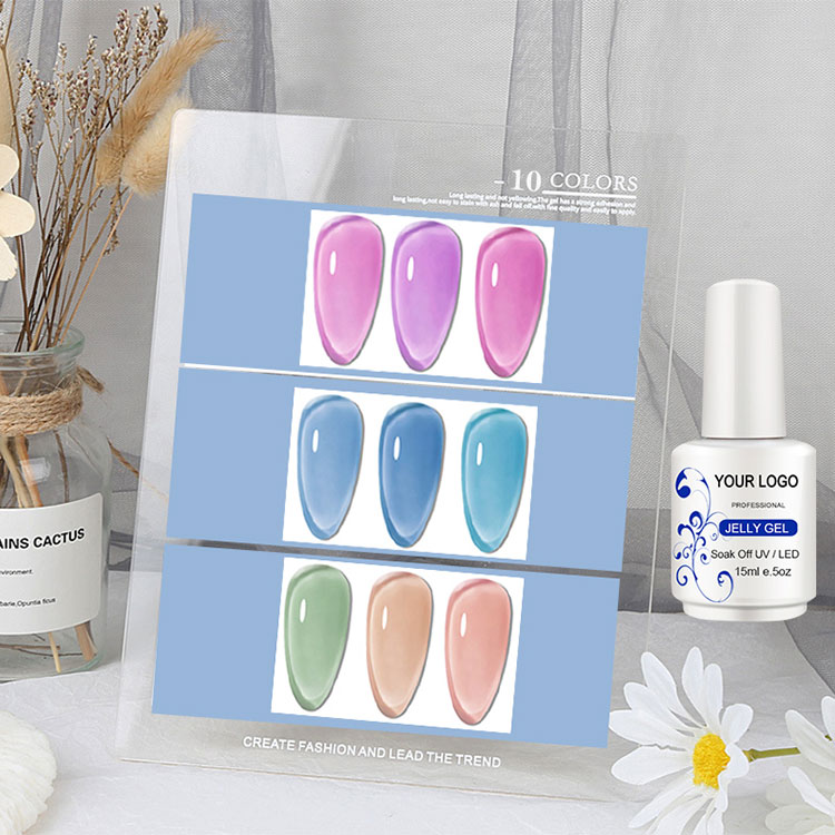 36 warna Ice Jelly Gel menggilap