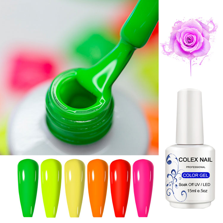 80 Warna 15ml Polis Kuku Gel Pure