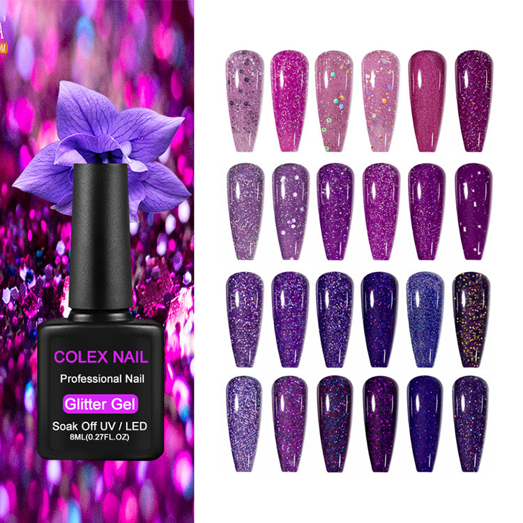 8ml Glitter Glitter Polish