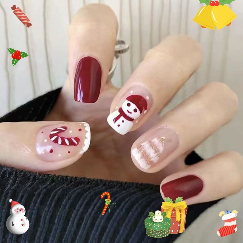 Tekan Krismas pada Kuku