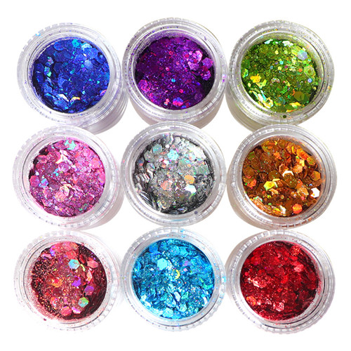 Serbuk Glitter Akrilik Kuku Hiasan Untuk aksesori Kuku