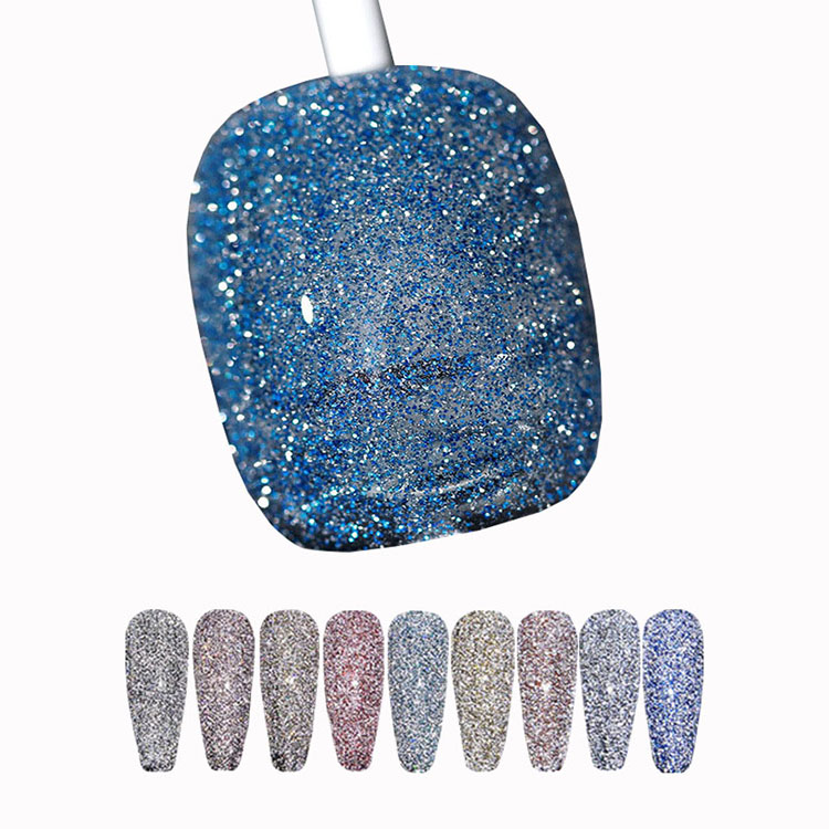 Warna Glitter Berubah Gel Disco Gel