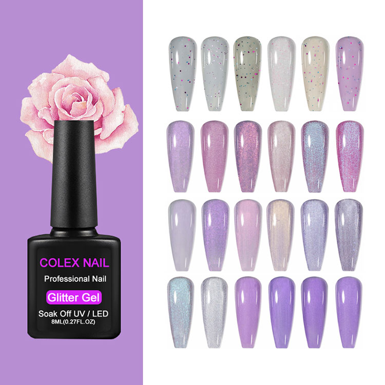 Gel Glitter Resin Semula Jadi