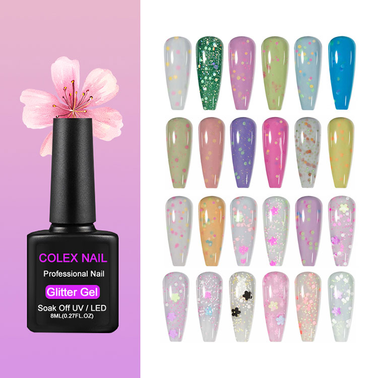 Musim Panas Musim Panas Seni Glitter Gel Poland