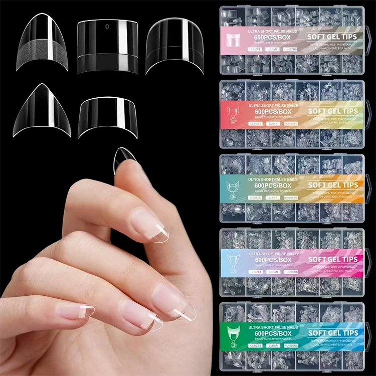 Petua gel lembut ultra pendek - 600pcs